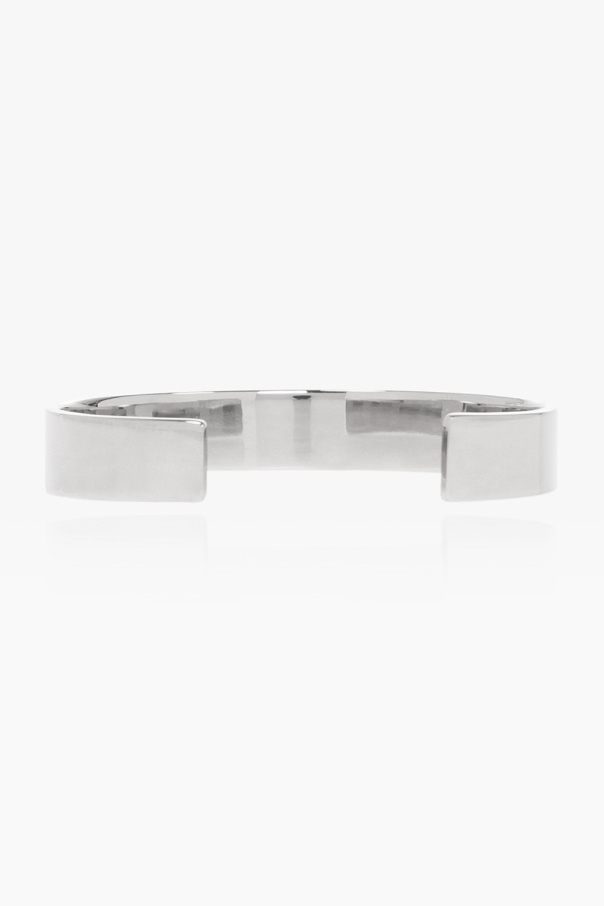 Silver Silver bracelet with logo Maison Margiela - Vitkac Canada